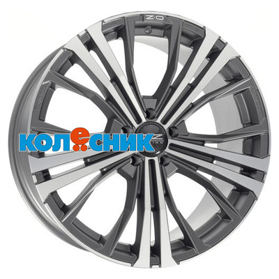 Диск OZ 9,5x20/5x112 ET52 D79 Cortina Matt Dark Graphite Diamond Cut