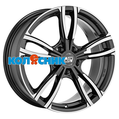 Диск MSW 7,5x17/5x112 ET35 D73 73 Gloss Dark Grey Full Polished [WHS236502]