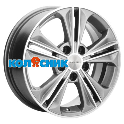 Khomen Wheels 6x16/5x114,3 ET47 D67,1 KHW1603 (Soul) G-Silver-FP