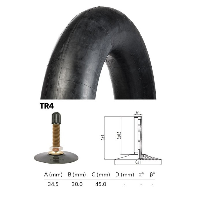 Камера резиновая 3.00-18 Kenda TR4 100/80-18, 3.60-18, 90/90-18 [263434]