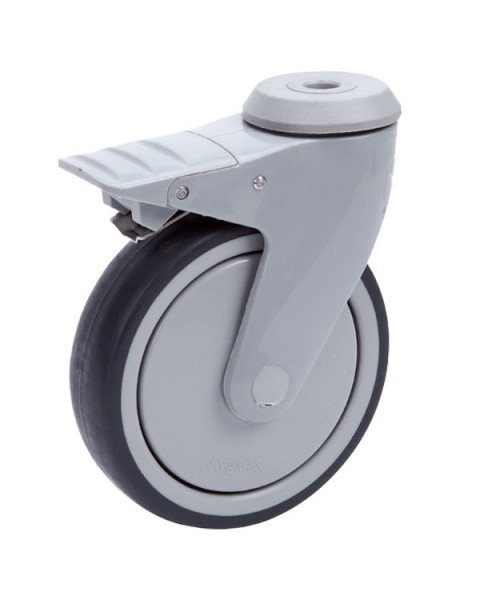 Колёсная опора ALEX  с тормозом [A-P2800-MTR-125-F18]