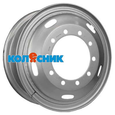 Диск SRW 8,5x24/10x335 ET180 D281 Silver (3248505) Камаз 6580 / Вольво / Скания / Ман / Мерседес (б/к) [WHS527406]