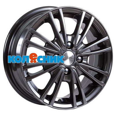 Диск СКАД 5,5x14/4x100 ET39 D56,6 Пантера (КЛ109) Графит [WHS508916]