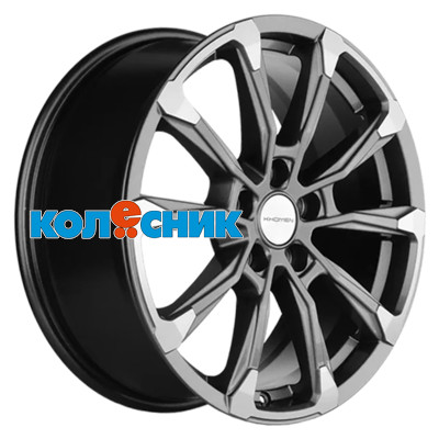 Диск Khomen Wheels 7,5x18/5x114,3 ET50 D67,1 KHW1808 (K5/Santafe) Gray-FP [WHS509066]