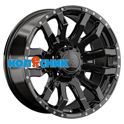 Диск LS 9x20/5x150 ET25 D110,5 1294 BK (конус, Колпак+лого) [WHS530076]