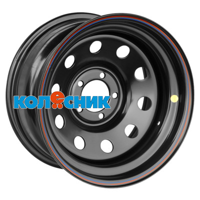 Диск Off-Road Wheels 8x16/5x114,3 ET-19 D84 Jeep Черный (треуг. мелкий)