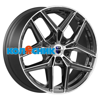 Диск K&K 7x17/5x112 ET40 D66,6 Юнион (КС1025) Алмаз черный [WHS518999]