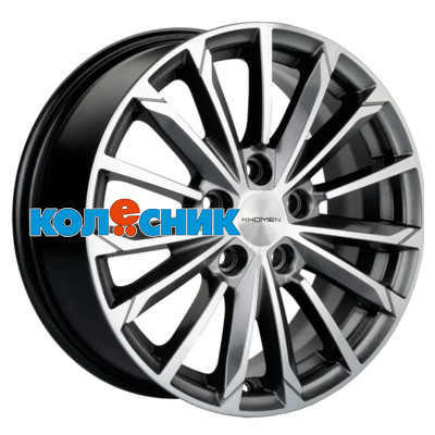 Khomen Wheels 6,5x16/5x112 ET39,5 D66,6 KHW1611 (Actyon) G-Silver-FP