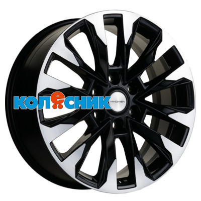 Диск Khomen Wheels 8x20/6x139,7 ET60 D95,10 KHW2010 (LC 300) Black-FP [WHS503951]