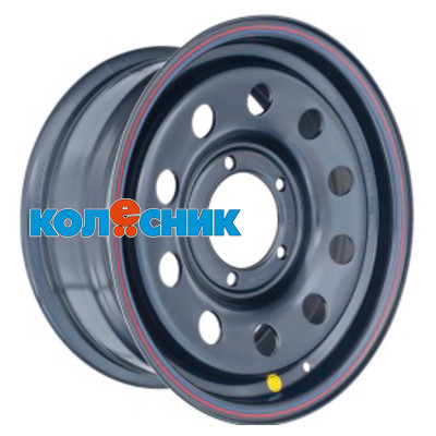 Диск Off-Road Wheels 7x16/5x139,7 ET25 D110 УАЗ Х Черный (с увелич.полкой)