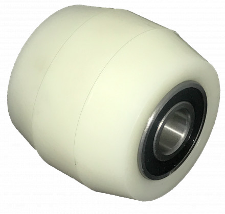 Колесо (нейлон.бочка) б/г без кронштейна малое для рохли 80*60мм 104080-60-Drum-Nylon