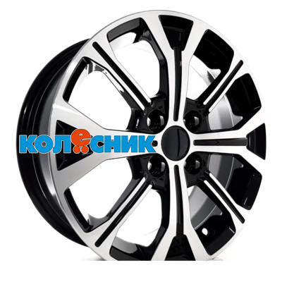 Диск K&K 6x15/4x100 ET50 D60,1 КС945 Алмаз черный [WHS505572]