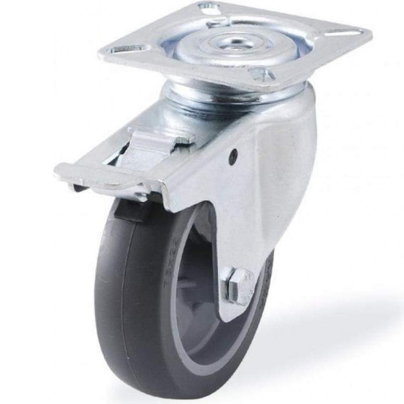 Orko-1702-MTB-075l-F18 Поворотная колесная опора с тормозом
