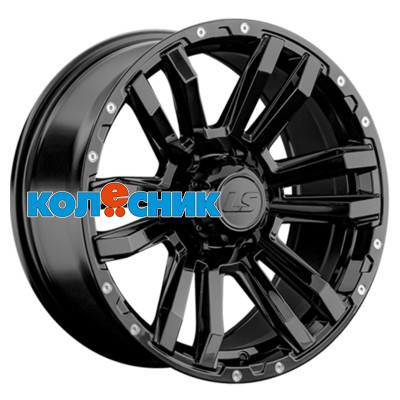 Диск LS 9x18/6x139,7 ET15 D106,1 1339 BK (конус, Колпак+лого) [WHS531057]