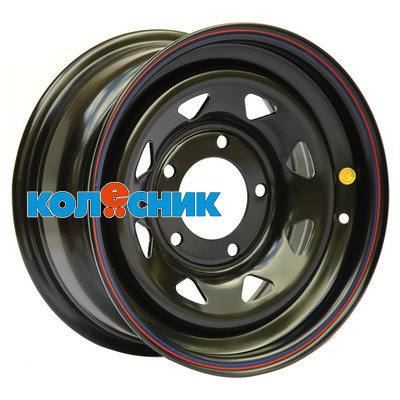 Диск Off-Road Wheels 8x16/5x130 ET20 D84 Мерседес Черный (треуг. мелкий)
