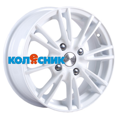 Диск СКАД 5,5x14/4x100 ET39 D67,1 Пантера (КЛ109) Белый [WHS239653]