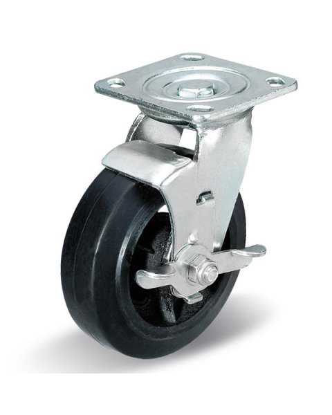 Колёсная опора Китай C-4102-DYS-200-F04 с тормозом