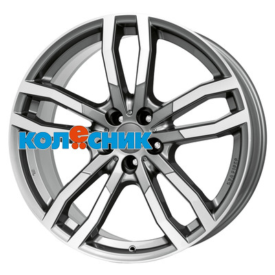 Диск Alutec 9,5x21/5x112 ET53 D66,5 DriveX Metal Grey Front Polished [WHS165739]