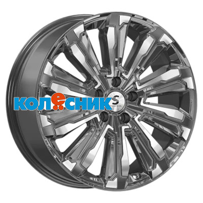 Диск Premium Series 8x20/5x108 ET45 D63,35 HUMBER (КР1061) Diamond Gloss Graphite [WHS521945]