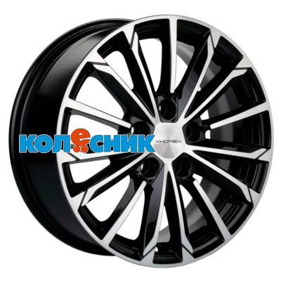Диск Khomen Wheels 6,5x16/5x110 ET45 D67,1 KHW1611 (DFM 580) Black-FP [WHS518136]