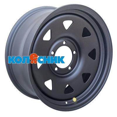 Диск Off-Road Wheels 8x18/5x139,7 ET20 D110 УАЗ, ГАЗ Соболь, Dodge Ram 1500 Черный матовый (треуг. мелкий) [WHS497611]