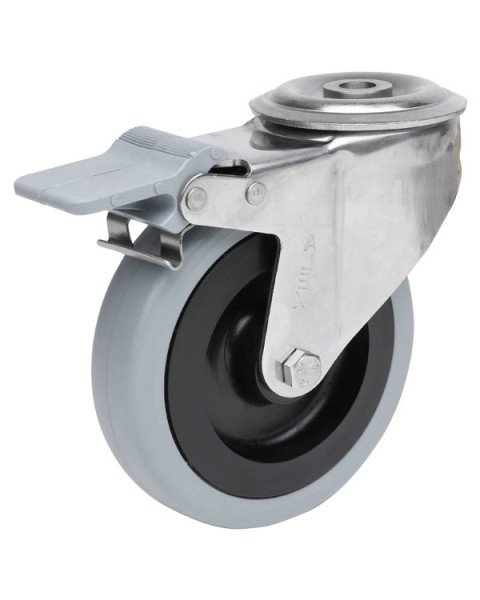 Колёсная опора ALEX A-S-3300-MEB-080-F18 с тормозом