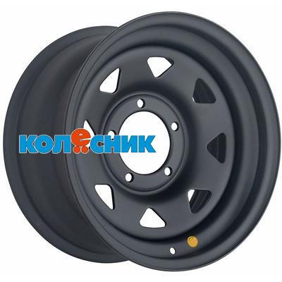 Диск Off-Road Wheels 8x16/5x139,7 ET0 D110 УАЗ (треуг. мелкий) Черный матовый