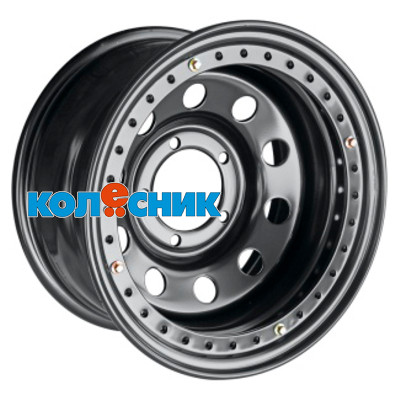 Диск Off-Road Wheels 8x16/5x139,7 ET-24 D110 УАЗ с бедлоком (черный) Черный