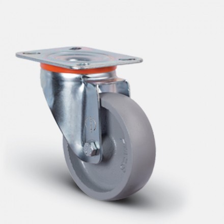 Колесо термостойкое чугунное поворотное 100 мм ( EM 01 VKV 100 ) EM01-VKV-100