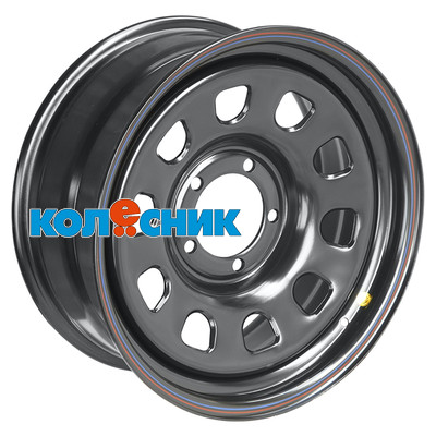 Диск Off-Road Wheels 8x18/5x139,7 ET15 D110 УАЗ, ГАЗ Соболь, Dodge Ram 1500 Черный