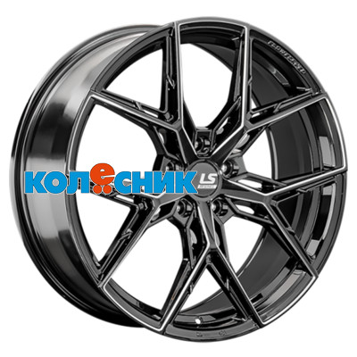 Диск LS FlowForming 9x21/5x114,3 ET30 D60,1 RC82 BK+SSF (конус) [WHS530081]