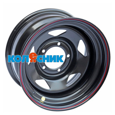 Диск Off-Road Wheels 8x15/5x139,7 ET-19 D110 УАЗ (треуг.) Черный