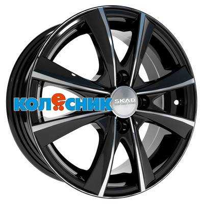 Диск СКАД 5,5x14/4x100 ET38 D67,1 Мальта (КЛ248) Алмаз (АРС 014 black) [WHS132223]