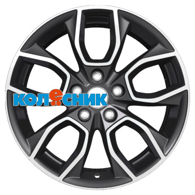 Диск Khomen Wheels 7x17/5x114,3 ET53 D67,1 KHW1713 (Ceed) Black-FP [WHS525903]