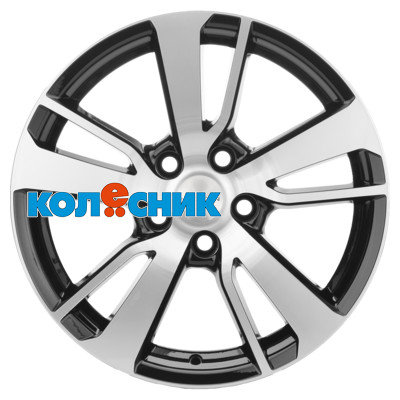 Khomen Wheels 7x17/5x114,3 ET38 D67,1 KHW1704 (Outlander) Black-FP