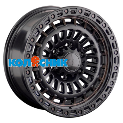 Диск LS 9x18/5x150 ET30 D110,1 1348 BKS+BR (конус, Колпак+лого) [WHS531550]