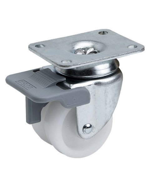 Колёсная опора ALEX  с тормозом [A-2702-MMB2-050-F18]