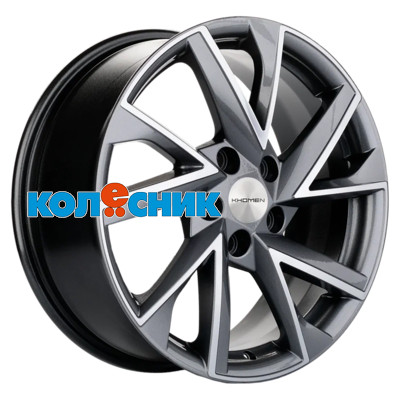 Диск Khomen Wheels 7x17/5x108 ET40 D60,1 KHW1714 (Chery Tiggo/Tiggo 7 Pro) Gray-FP [WHS506420]