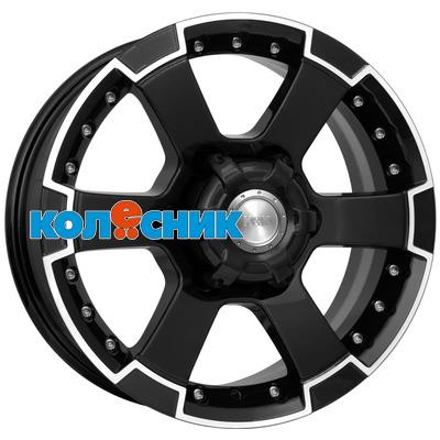 Диск K&K 7x16/6x139,7 ET20 D67,1 M56 (КС593) Алмаз черный [WHS249147]