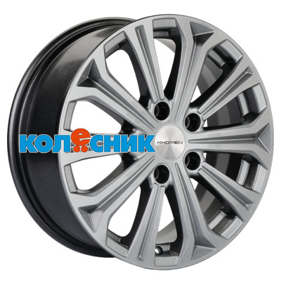Khomen Wheels 6,5x16/5x114,3 ET43 D67,1 KHW1610 (Huyndai/Kia) Gray