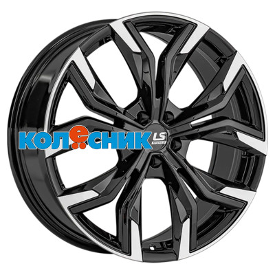 Диск LS FlowForming 7,5x18/5x110 ET45 D63,3 RC92 BKF (конус) [WHS531748]