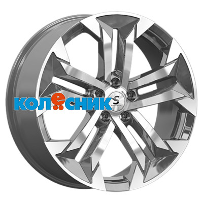 Диск Premium Series 7,5x19/5x112 ET40 D57,1 КР015 (Kodiaq) Diamond Gloss Graphite [WHS527750]