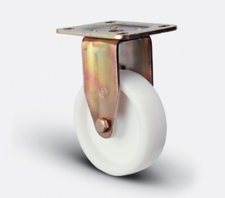 Колесо нейлоновое неповоротное 200 мм ( ED02-ZKZ-200 ) ED02-ZKZ-200