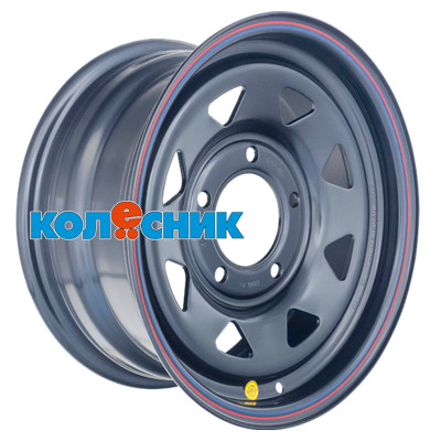 Диск Off-Road Wheels 7x16/5x139,7 ET25 D98,5 ВАЗ Нива Черный (треуг. мелкий) [WHS497551]