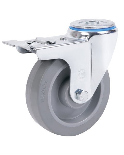 Колёсная опора ALEX A-3300-CTS-125-F18 с тормозом