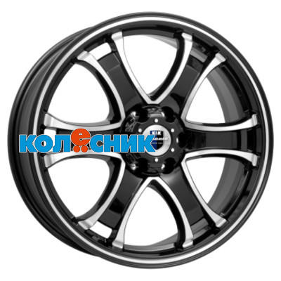 Диск K&K 7,5x18/6x127 ET38 D77,9 Балеар (КС727) Алмаз черный [WHS146882]