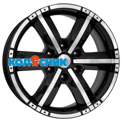 Диск K&K 8x18/6x139,7 ET46 D67,1 Окинава (КС469) Алмаз черный КС469