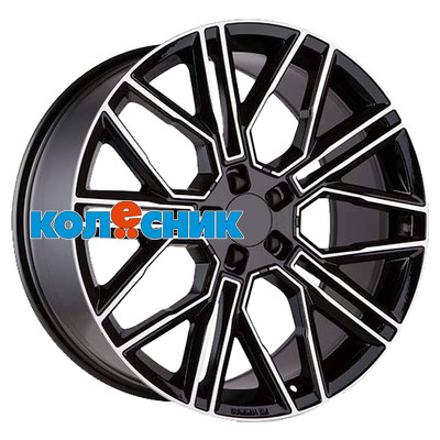 Диск Khomen Wheels 9,5x21/5x130 ET46 D71,6 KHW2101 (Cayenne) Black-FP [WHS504256]