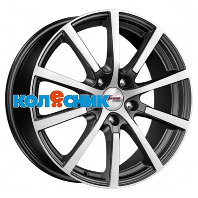 Диск iFree 7x17/5x114,3 ET39 D60,1 Big Byz (КС680) Блэк Джек [WHS247275]