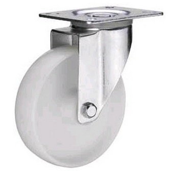 Колесо нейлоновое поворотное 100мм 1122100